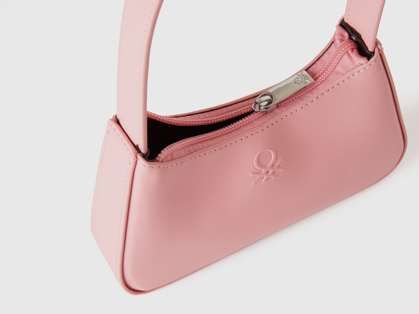 Borsa a mano lucida da bambina rosa 3 | Benetton Outlet