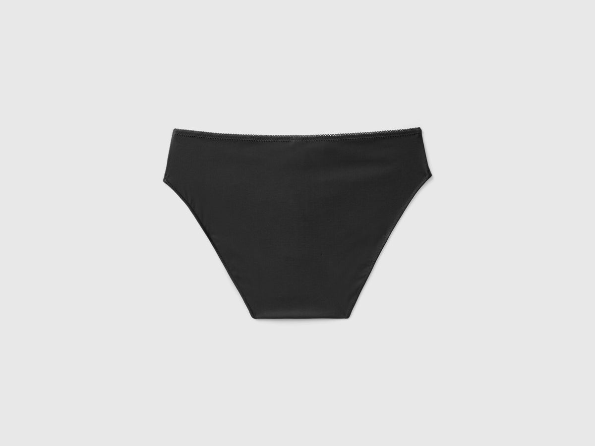 Slip in pizzo e microfibra