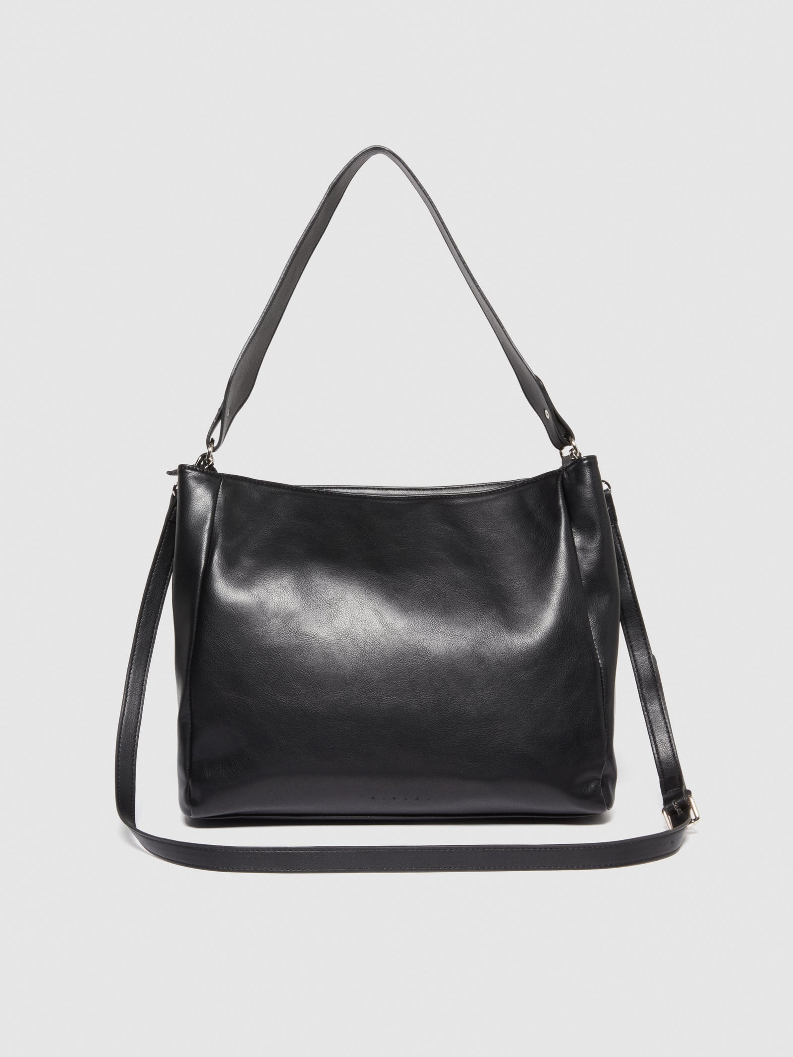 Hobo con maxi fibbia da donna nero 2 | Sisley Outlet