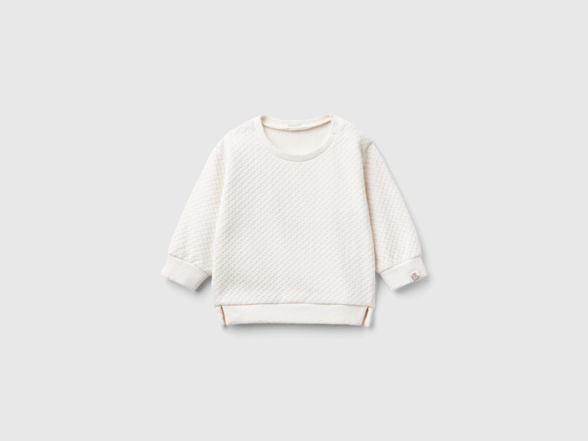 Felpa chiusa jacquard