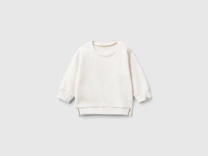 Felpa chiusa jacquard