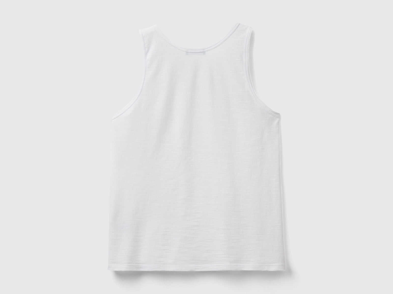 Canotta in cotone leggero da donna bianco 2 | Benetton Outlet