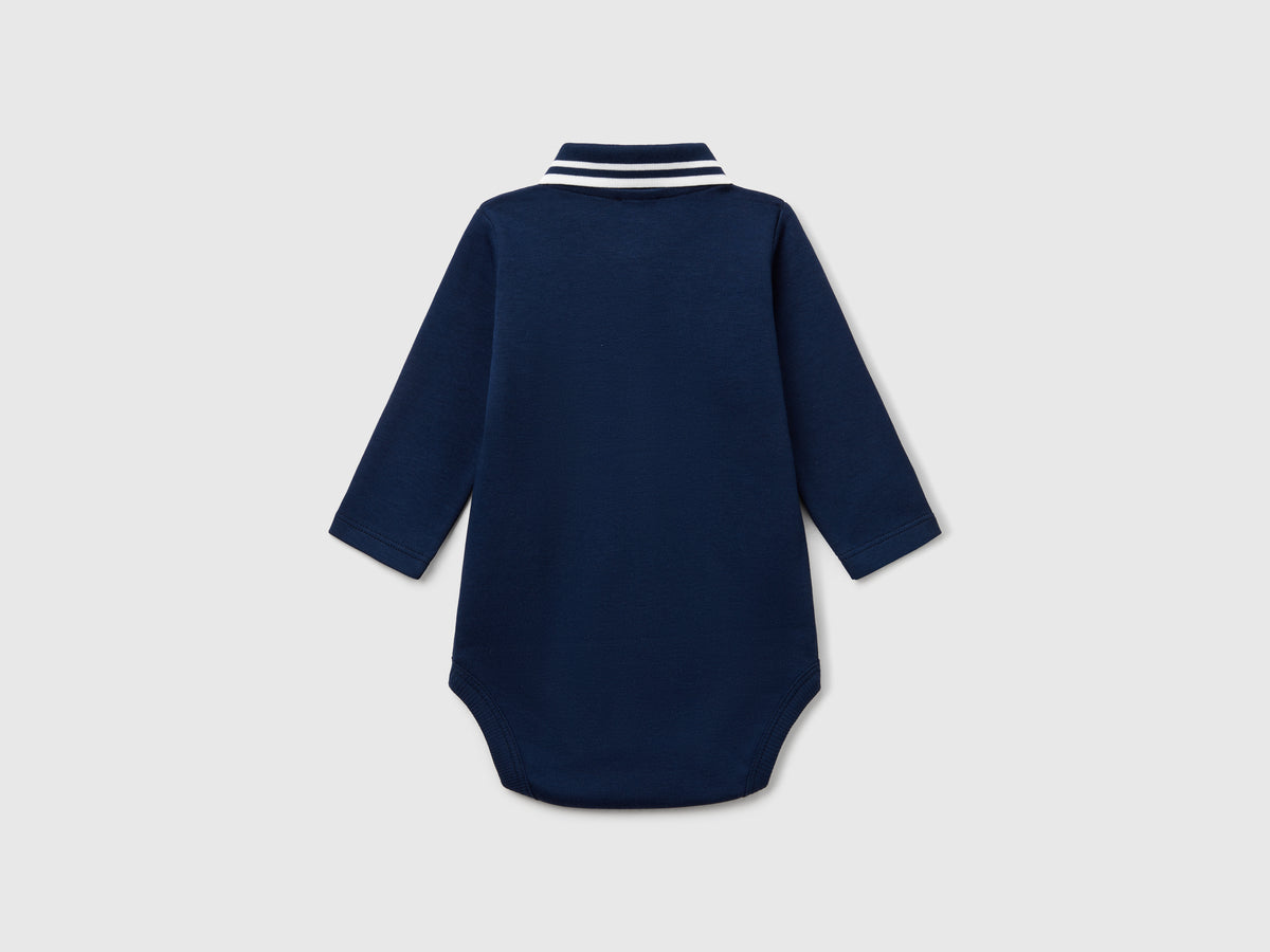 Body a polo in cotone