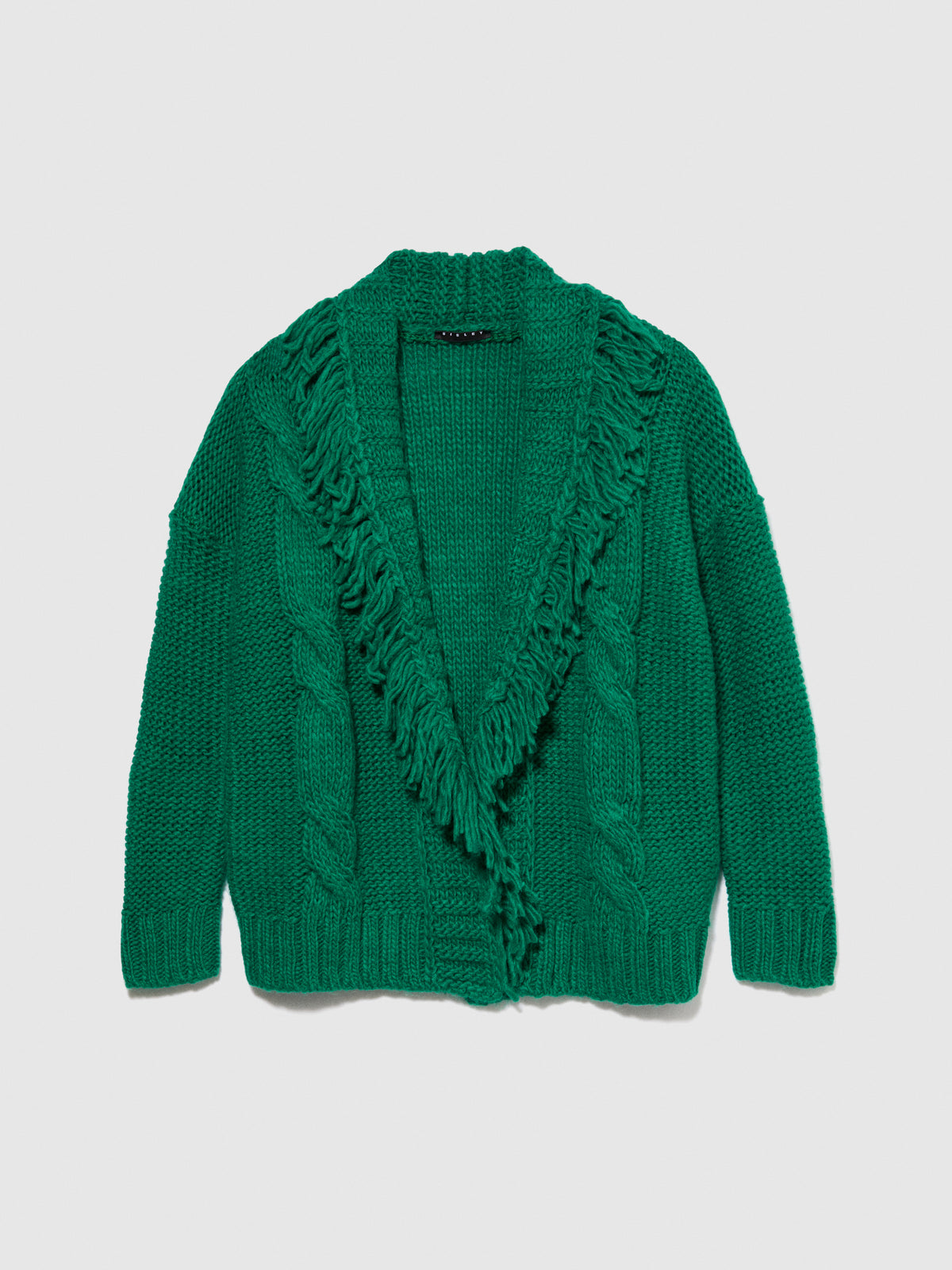 Cardigan con frange