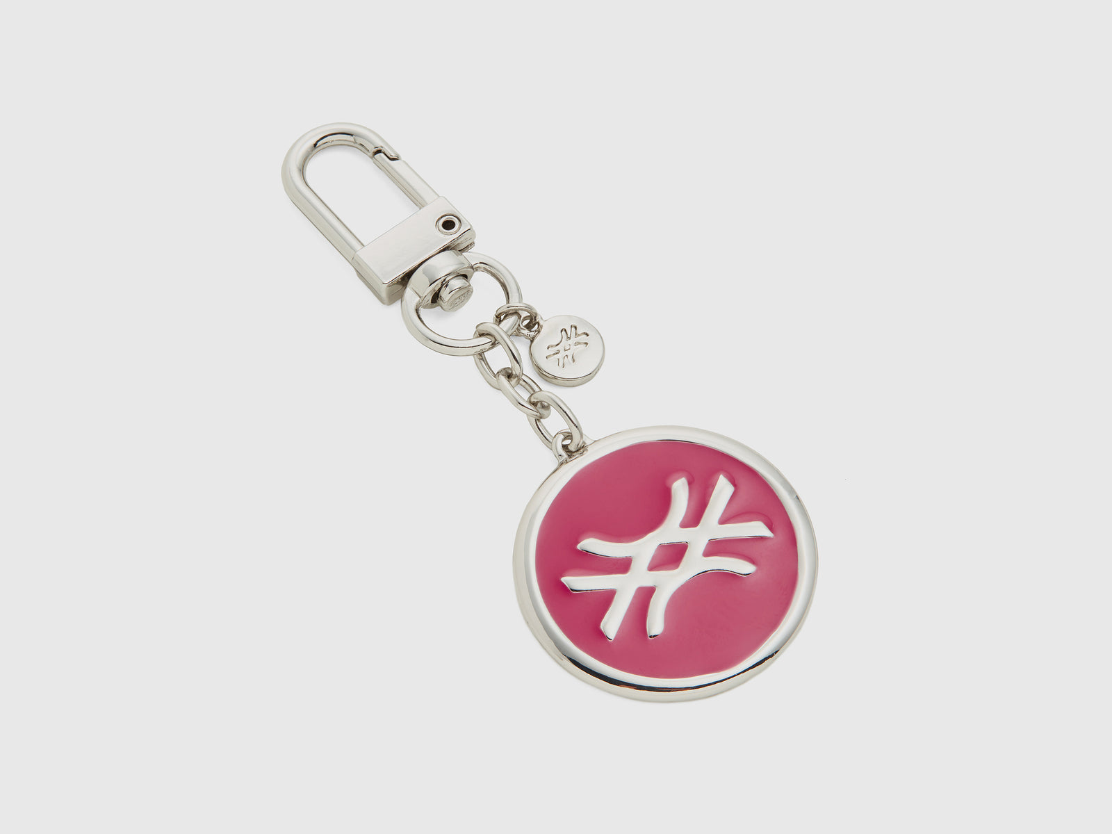 Portachiavi con pendente da donna rosa 2 | Benetton Outlet