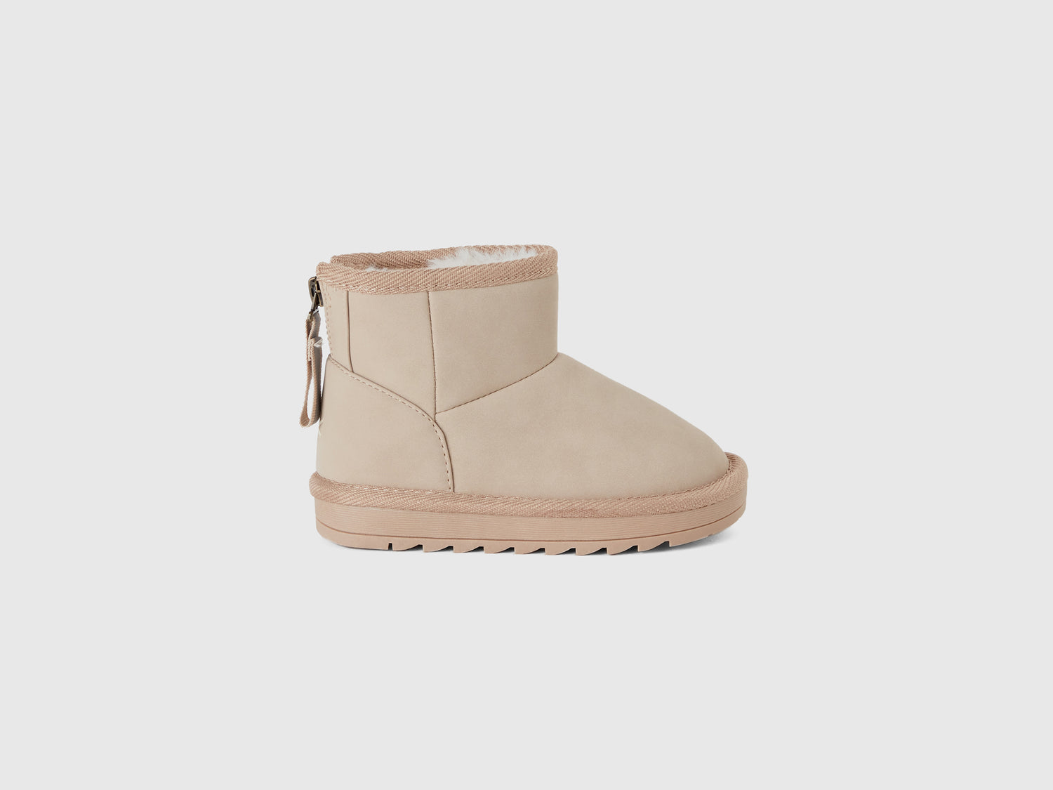 Tronchetti in tessuto spalmato da bimba beige | Benetton Outlet
