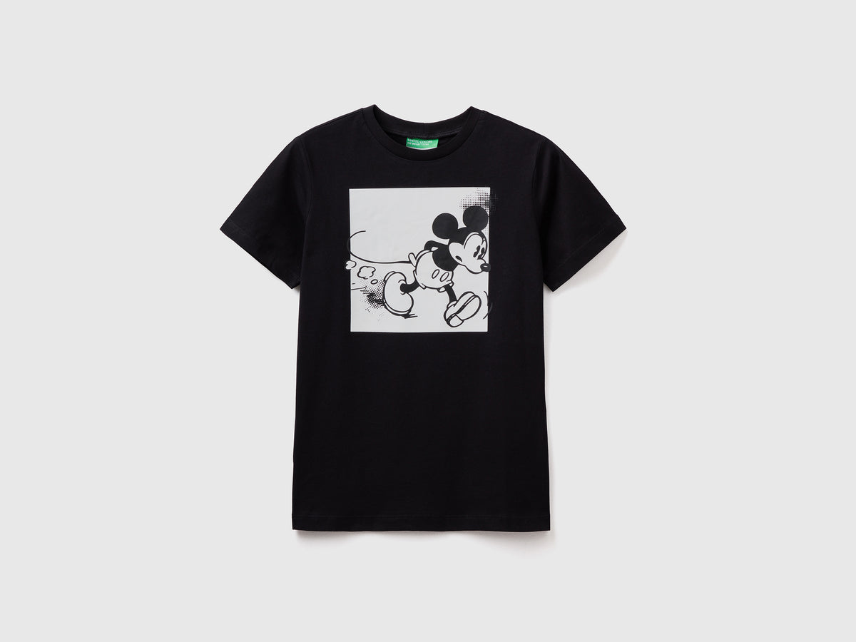 T-shirt girocollo a manica corta in puro cotone