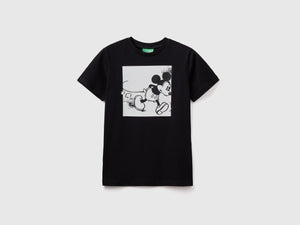 T-shirt girocollo a manica corta in puro cotone