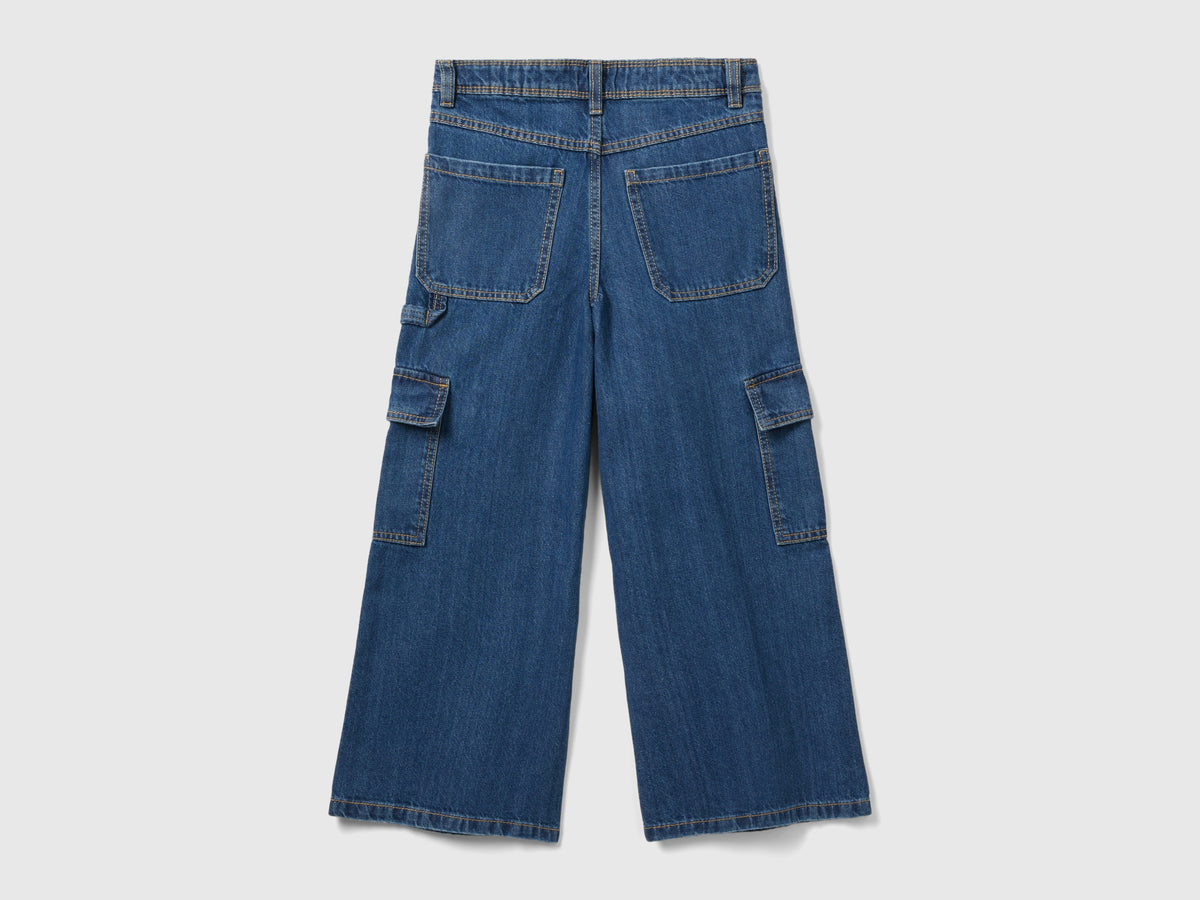 Jeans cargo wide fit