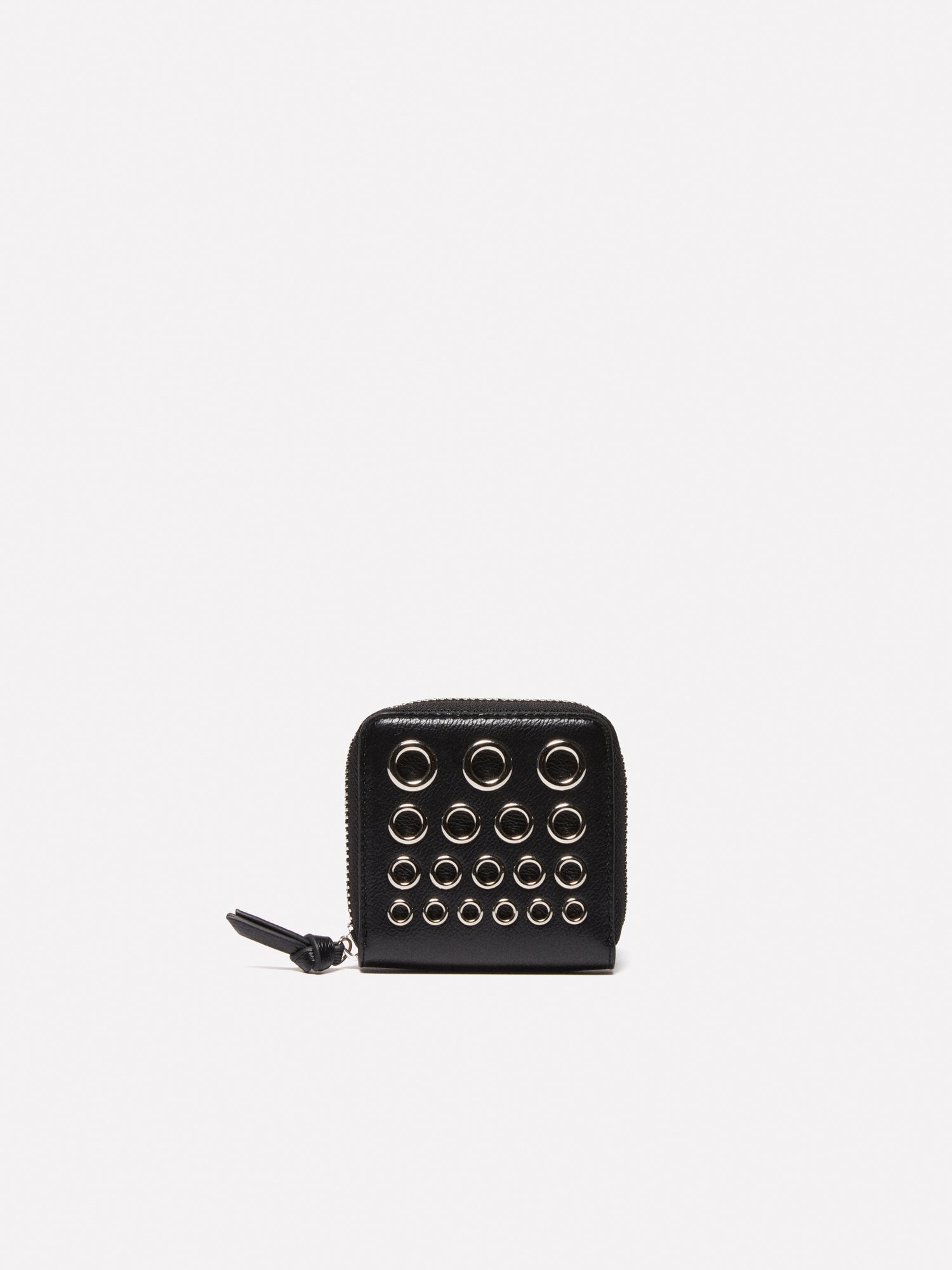 Portamonete piccolo con occhielli da donna nero | Sisley Outlet