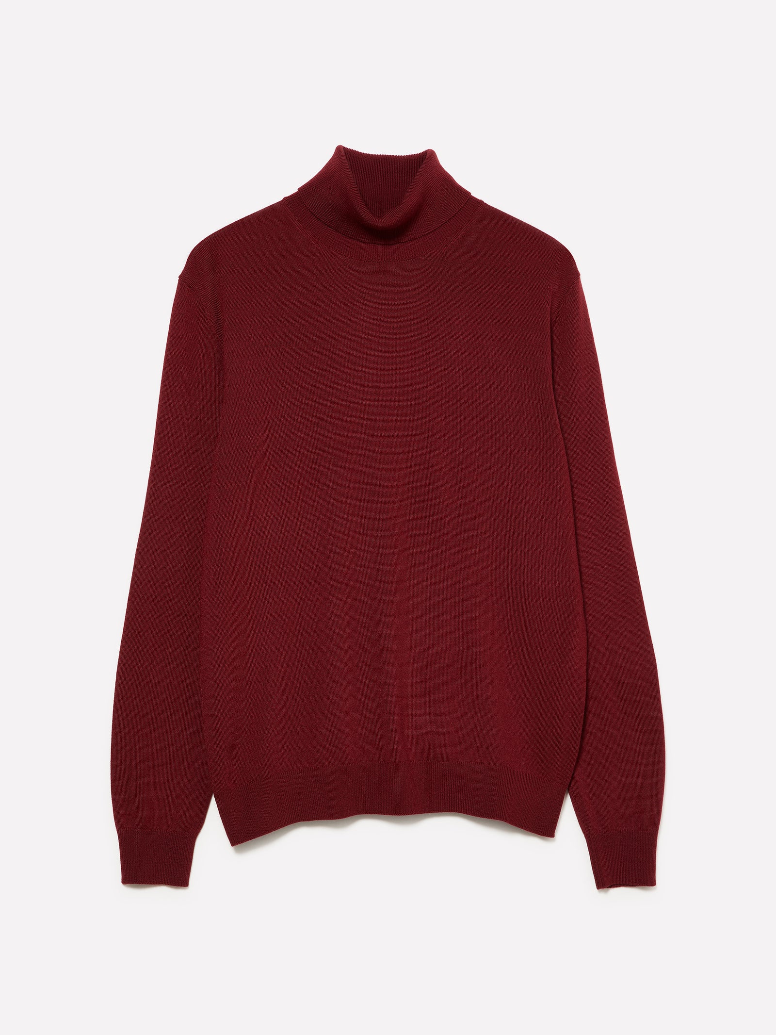 Maglia rosso granato con collo alto da uomo bordeaux | Sisley Outlet