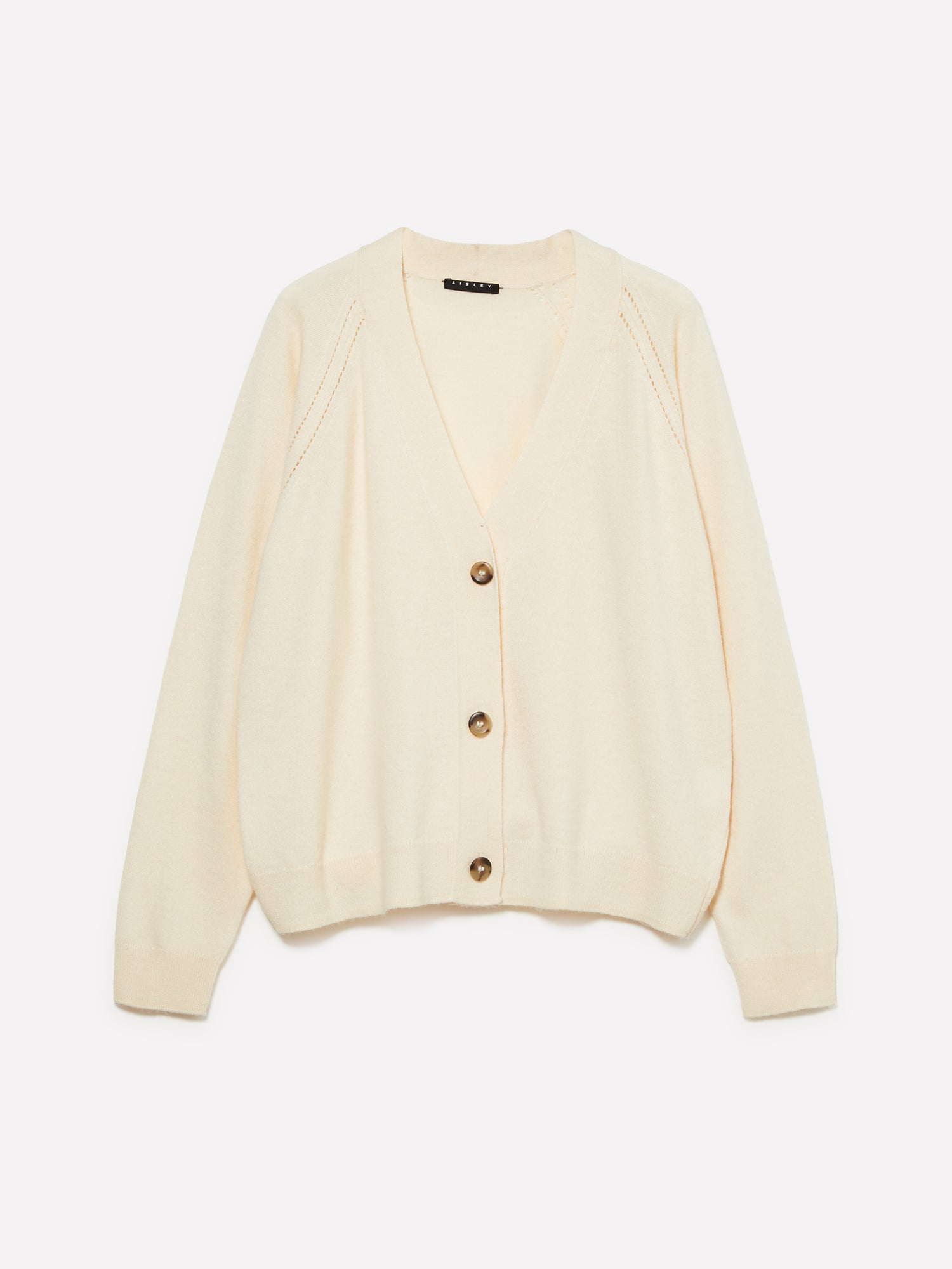 Cardigan over fit da donna beige | Sisley Outlet