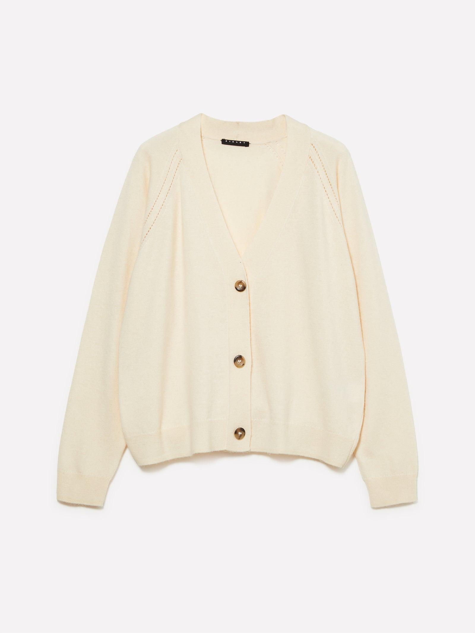 Cardigan over fit da donna beige | Sisley Outlet