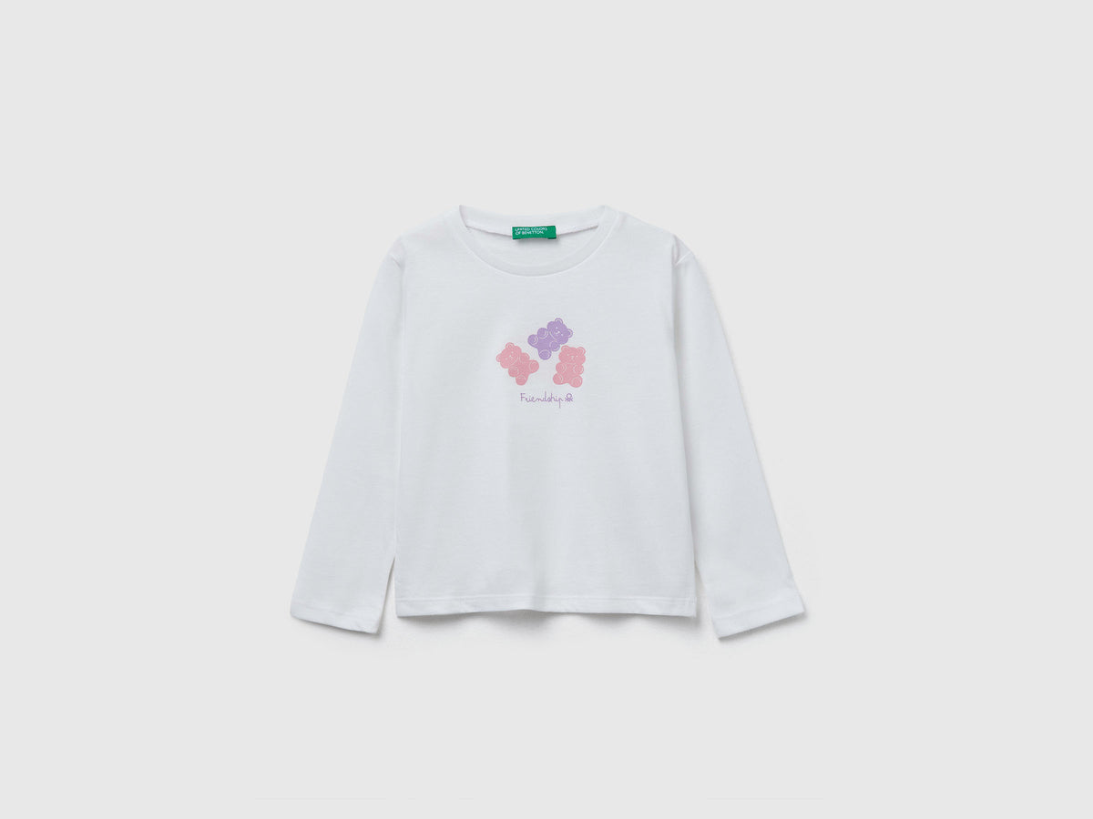 Maglietta regular fit con stampa
