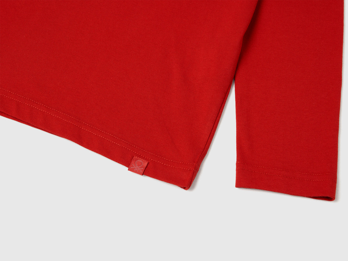 T-shirt girocollo cotone