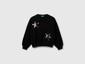 Felpa con paillettes