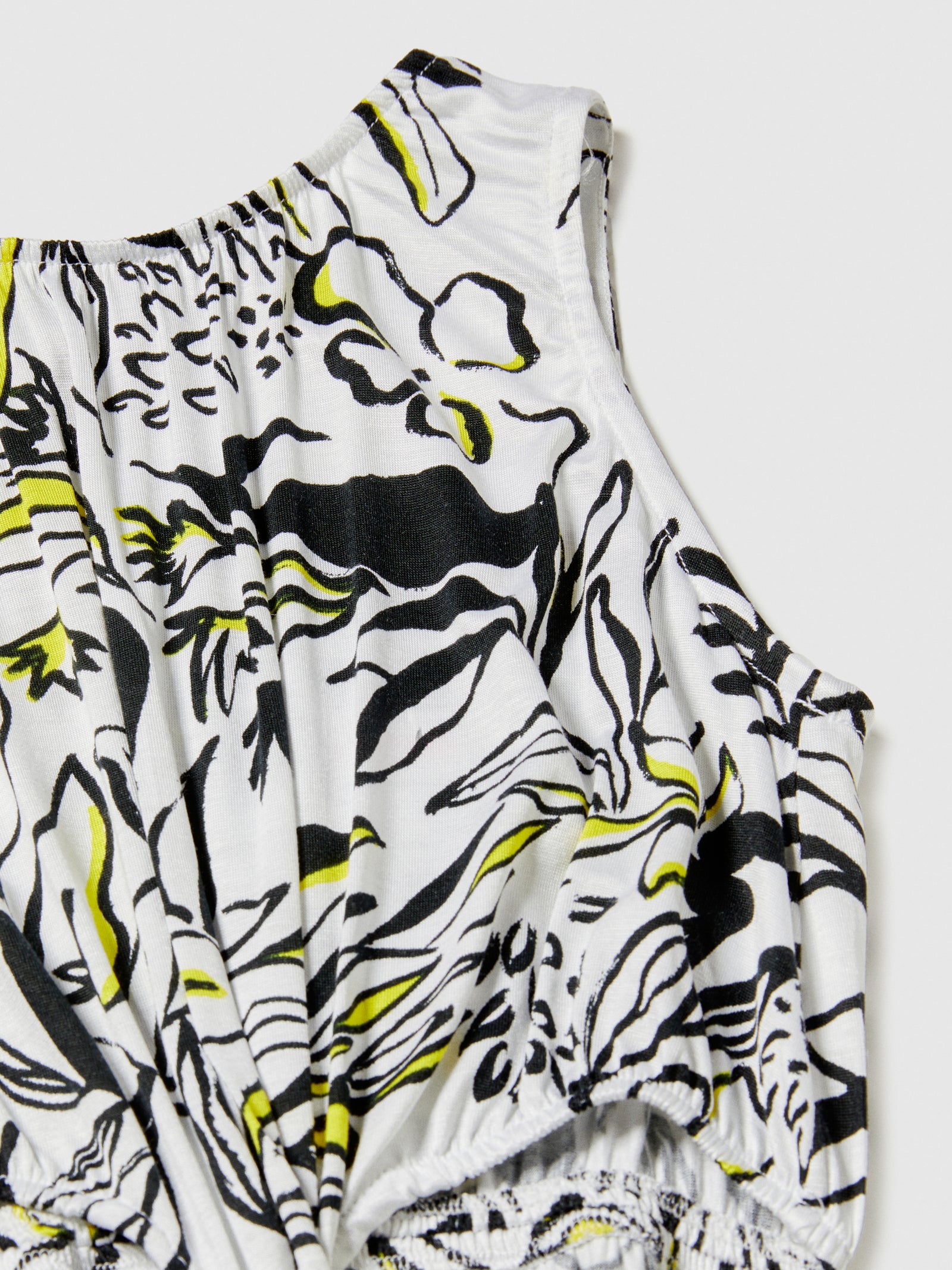 Vestito stampato con annodo da bambina multi-color 3 | Sisley young Outlet