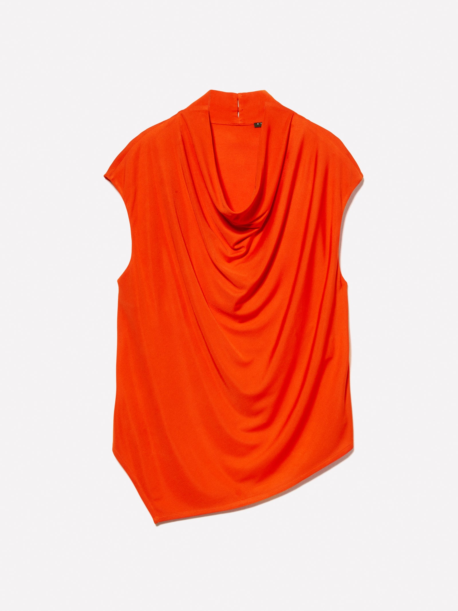 Top drappeggiato da donna arancione | Sisley Outlet