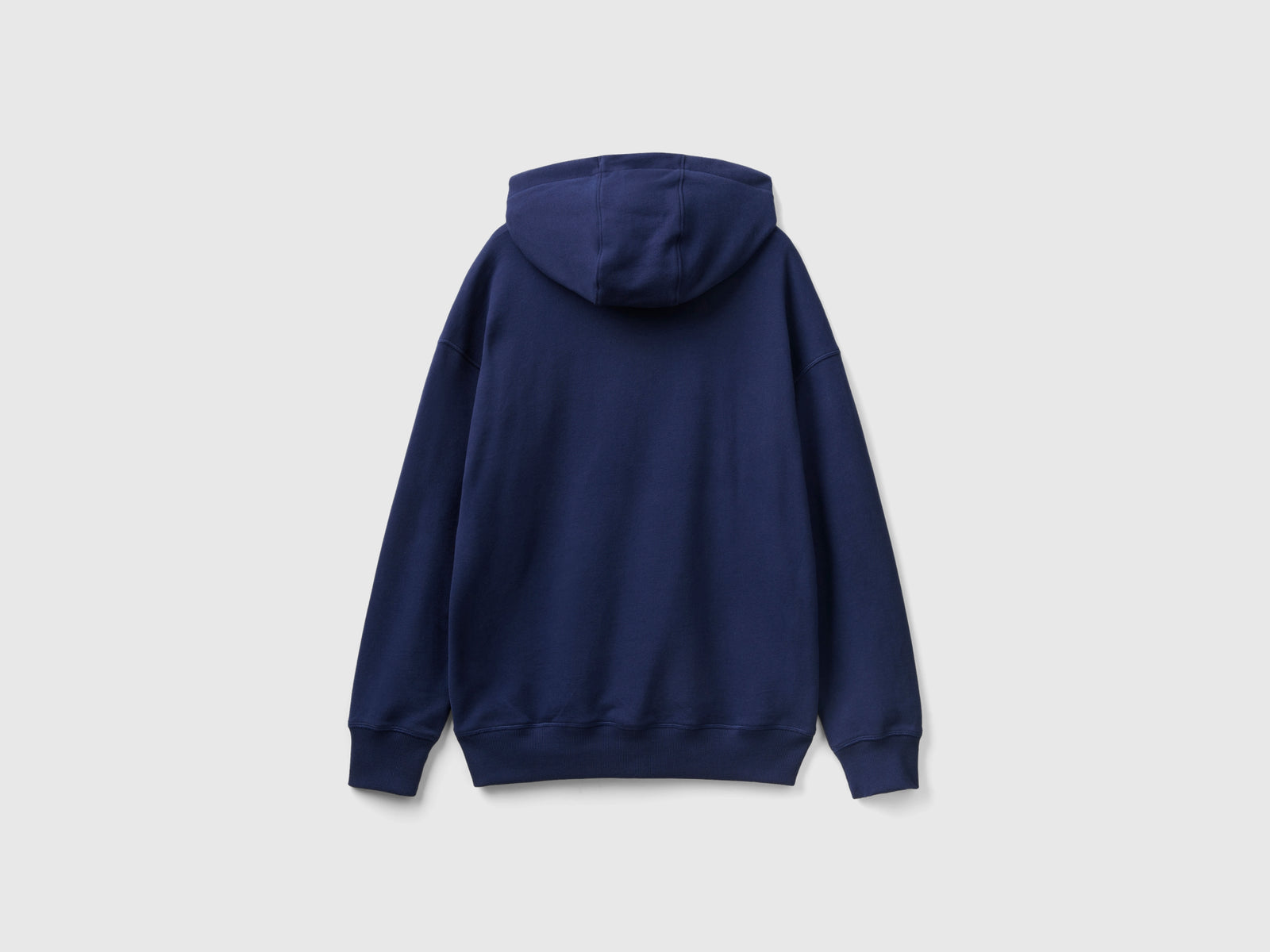 Felpa con cappuccio e stampa da uomo blu scuro 2 | Benetton Outlet