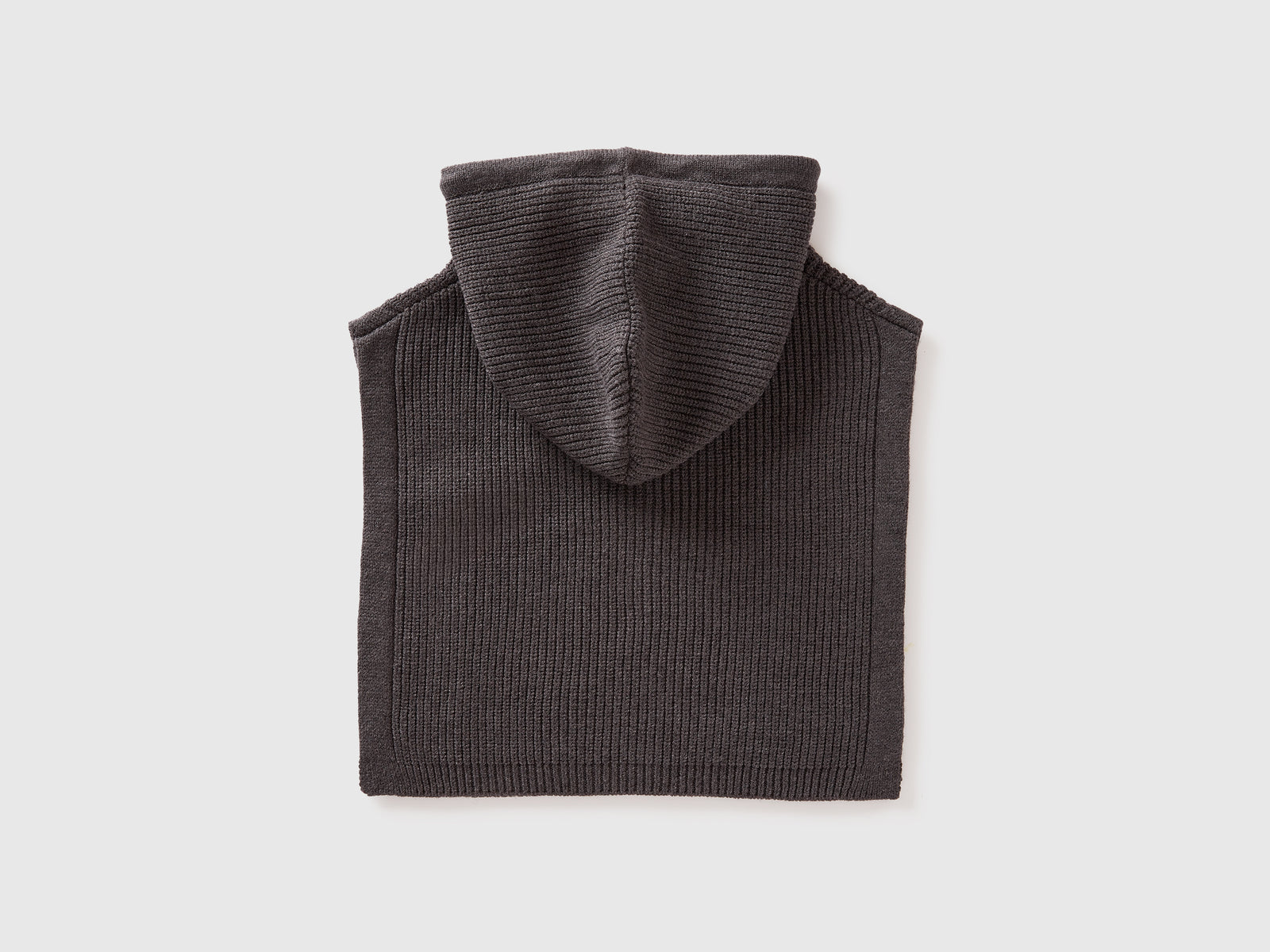 Davantino con cappuccio da donna grigio scuro 2 | Benetton Outlet
