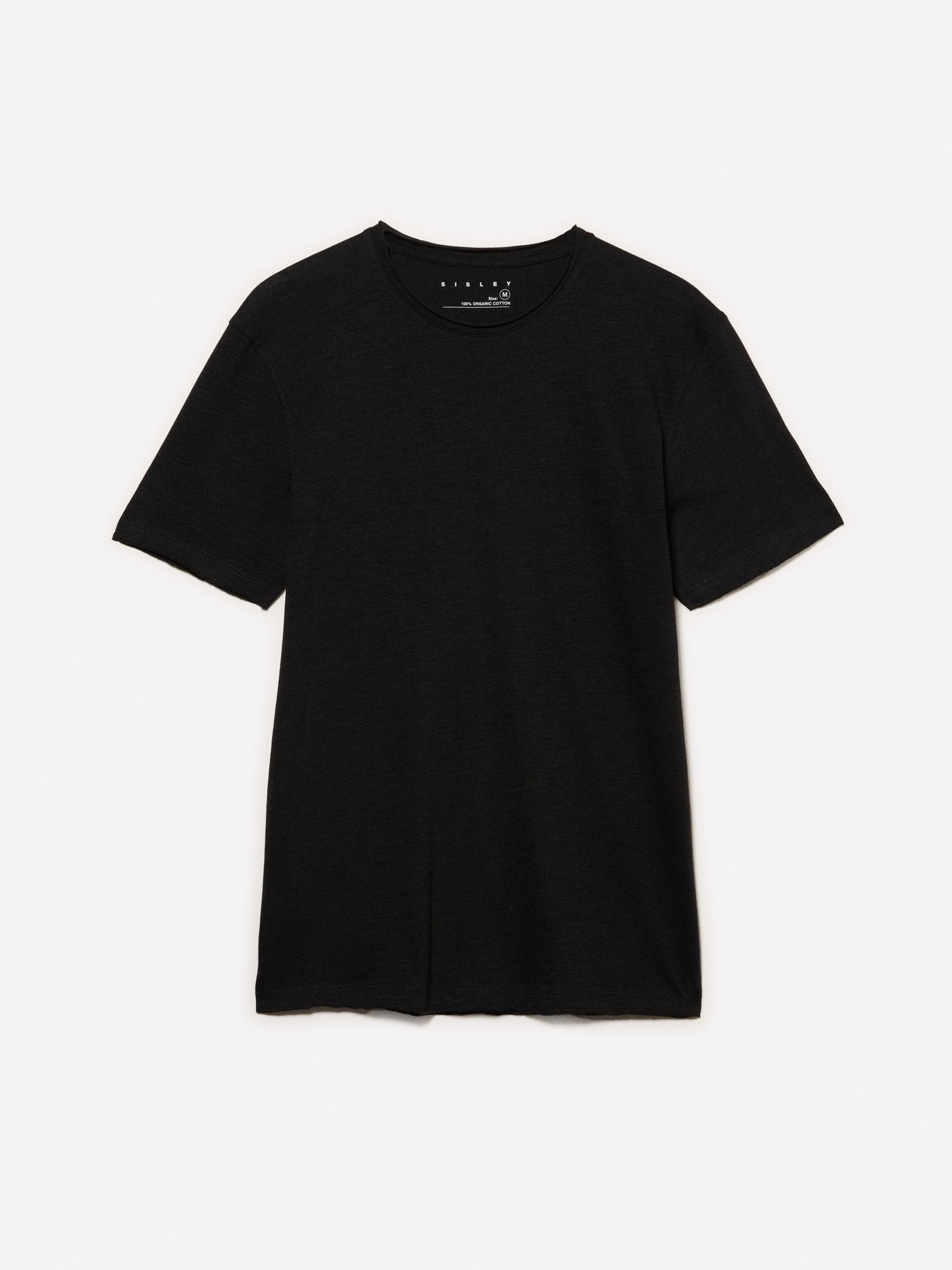 T-shirt a maniche corte slim fit da uomo grigio scuro | Sisley Outlet