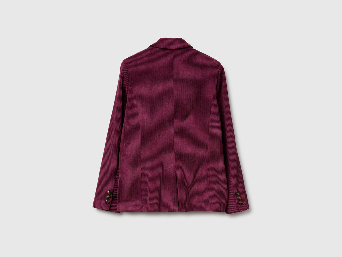 Blazer in velluto a costine