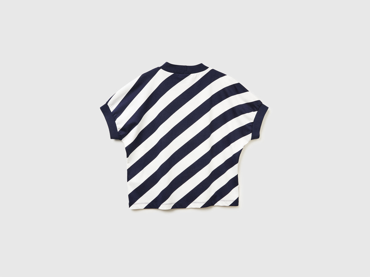 T-shirt a righe regimental
