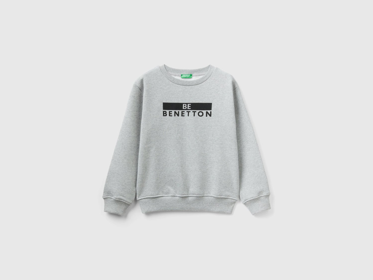 Calda felpa con logo da bambino grigio | Benetton Outlet