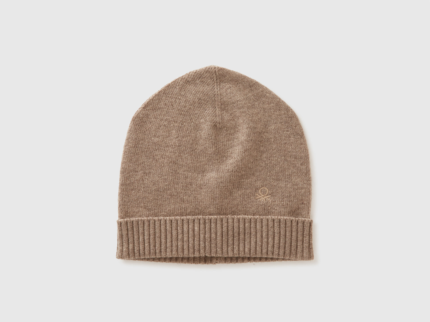 Cappello in misto cashmere da donna beige | Benetton Outlet