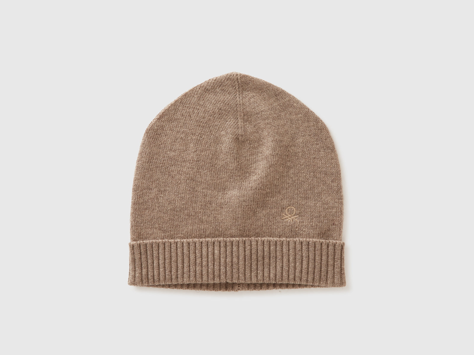 Cappello in misto cashmere da donna beige | Benetton Outlet