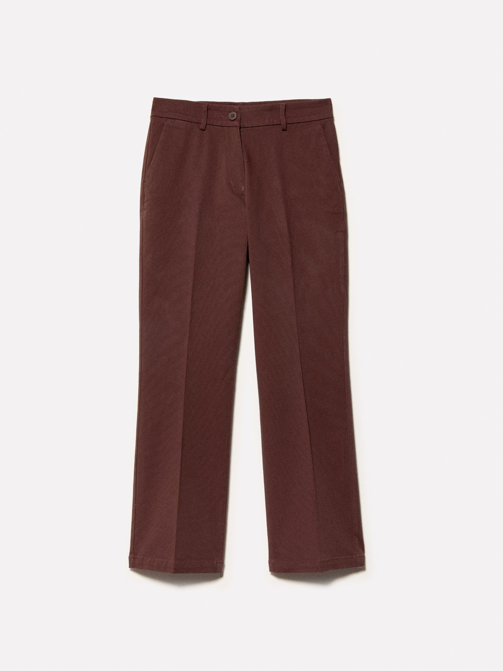 Pantaloni flare fit da donna marrone scuro | Sisley Outlet