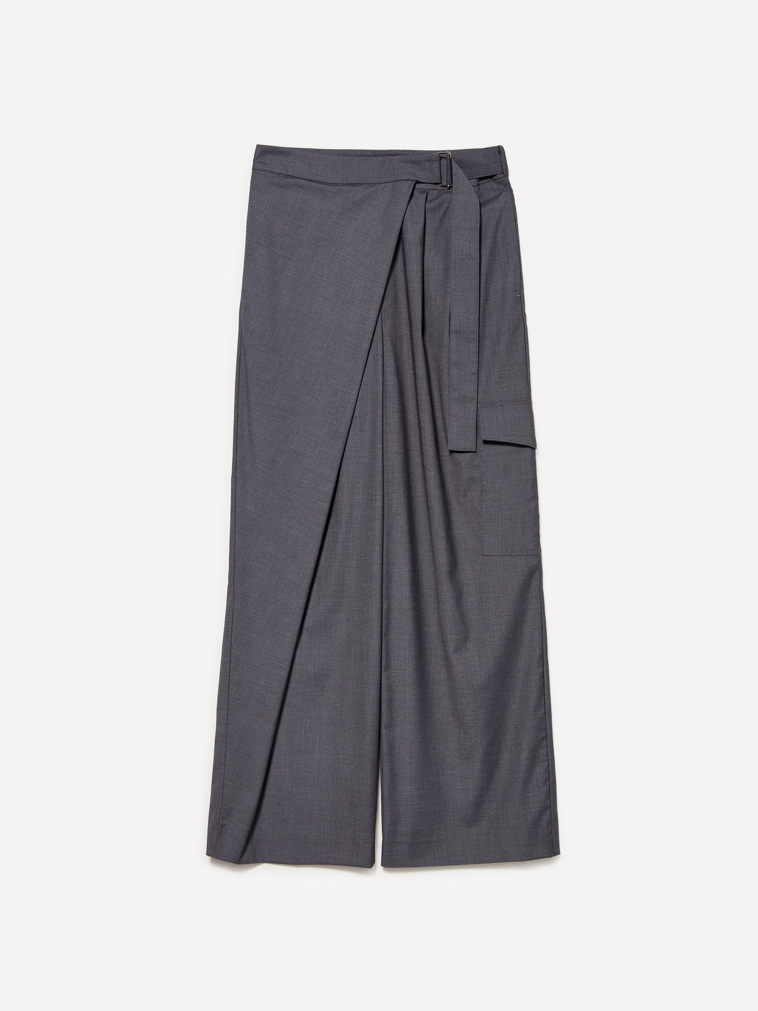 Pantaloni sarong da donna grigio scuro | Sisley Outlet