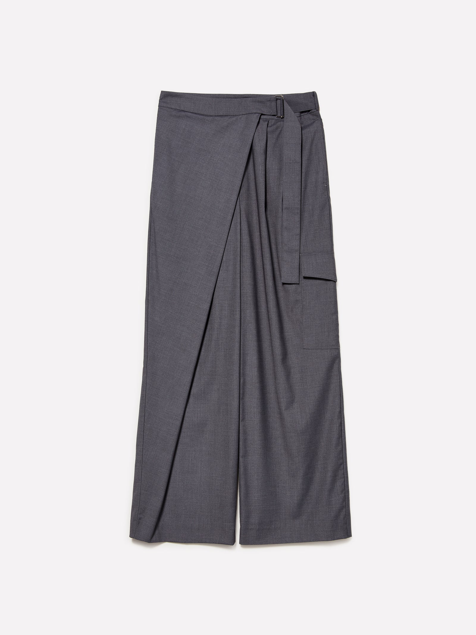 Pantaloni sarong da donna grigio scuro | Sisley Outlet