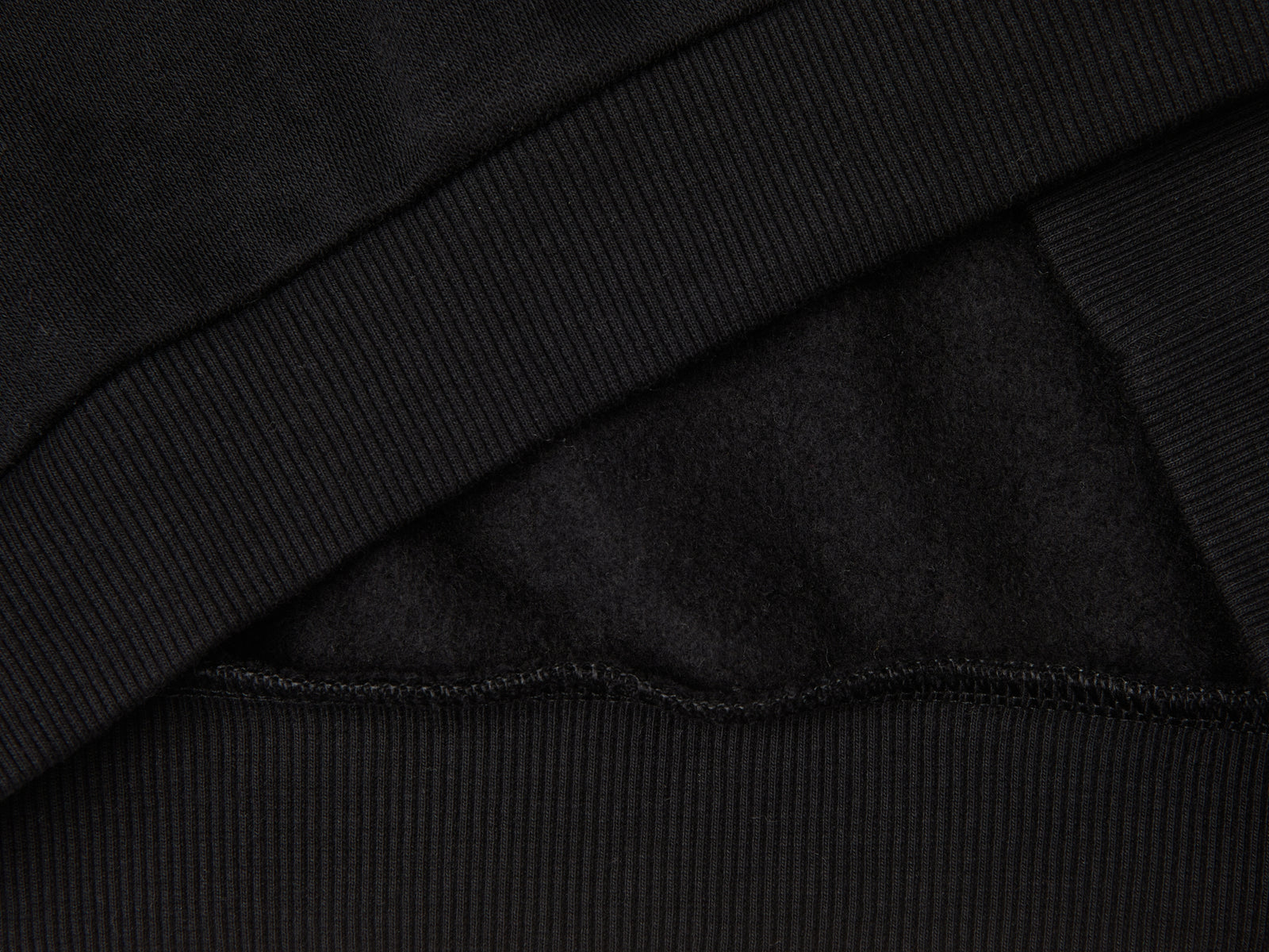 Felpa con cappuccio e paillettes da bambina nero 3 | Benetton Outlet