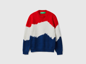 Maglione color block