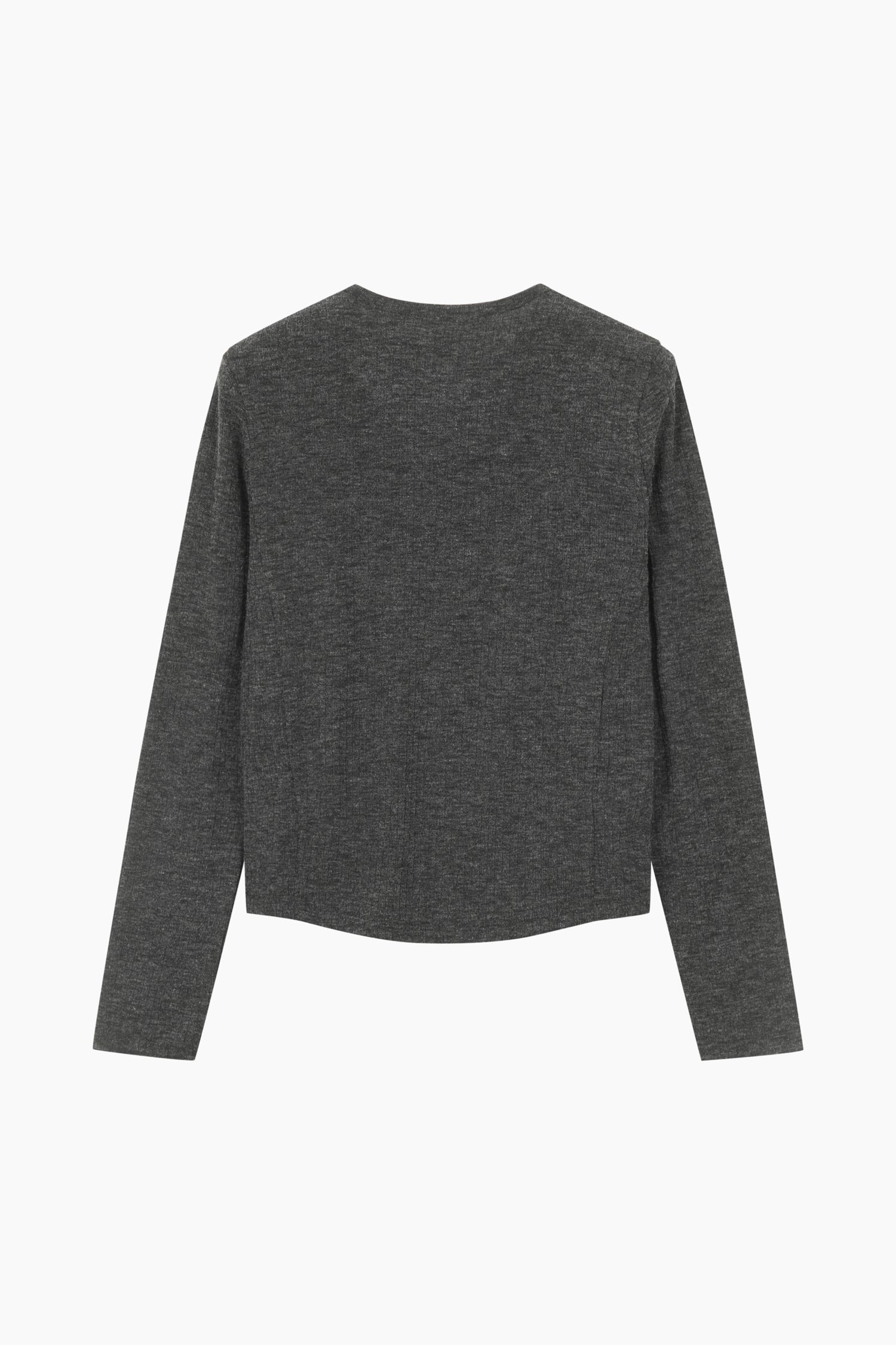 Cardigan con rouches da donna grigio scuro 2 | Sisley Outlet