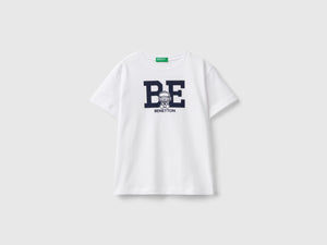 T-shirt 100% cotone con logo