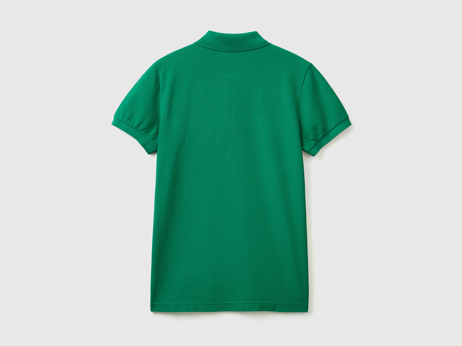 Polo slim fit da uomo verde scuro 2 | Benetton Outlet