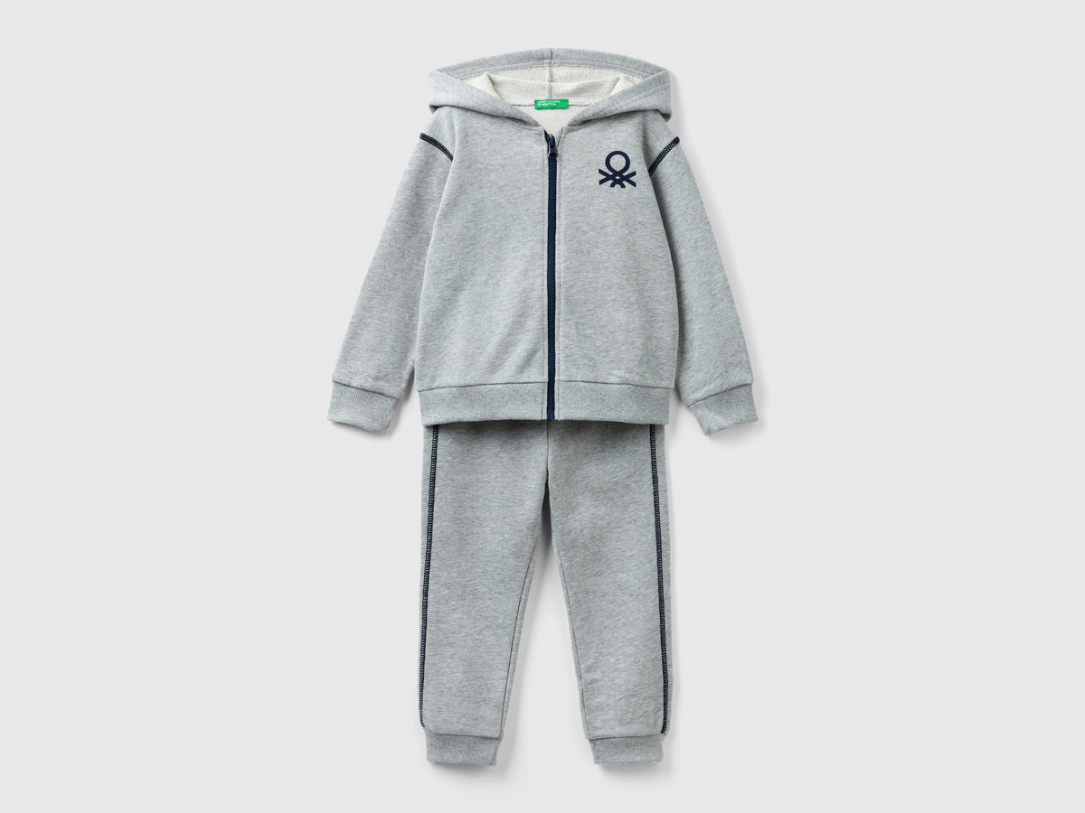 Tuta in felpa 100% cotone