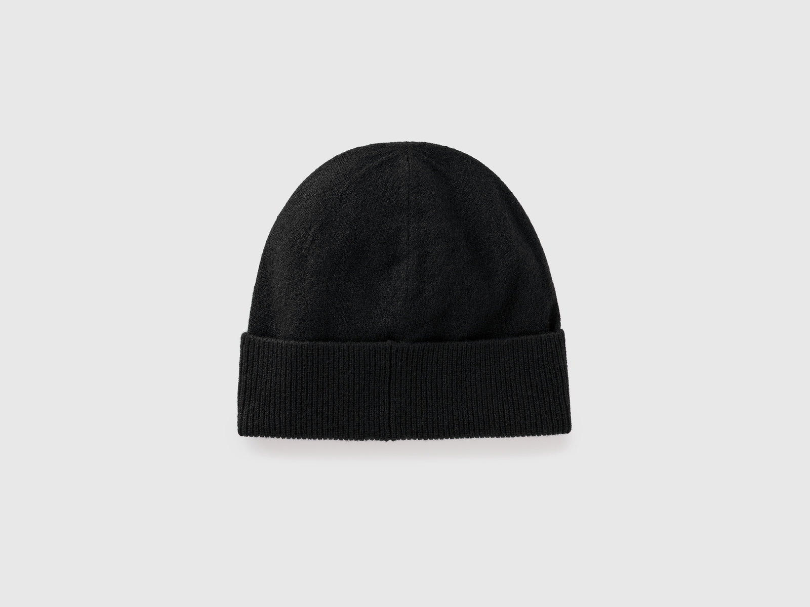 Berretto in puro cashmere da donna nero 2 | Benetton Outlet