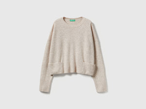 Maglione in misto lana e viscosa