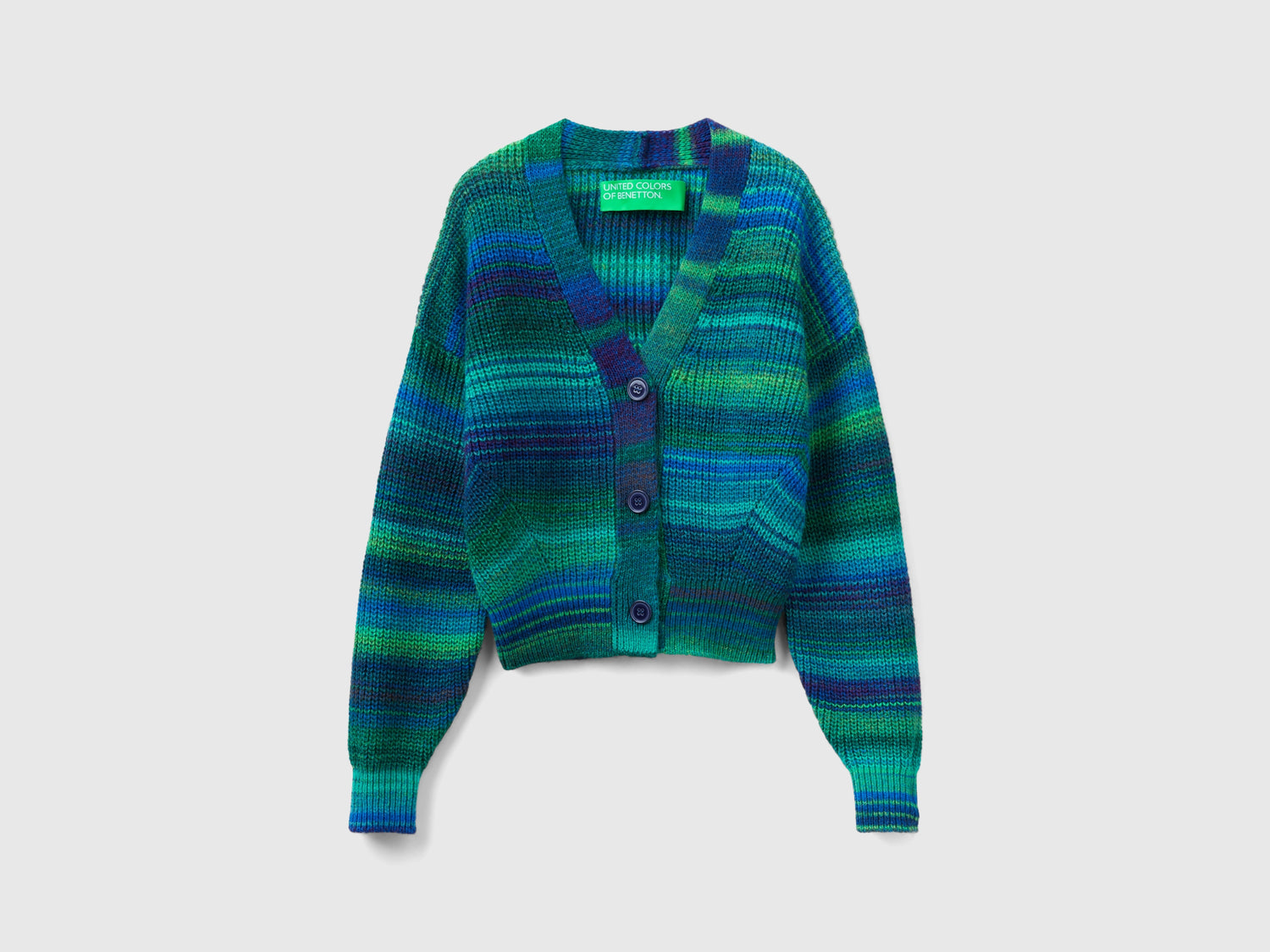 Cardigan a righe da donna multi-color | Benetton Outlet