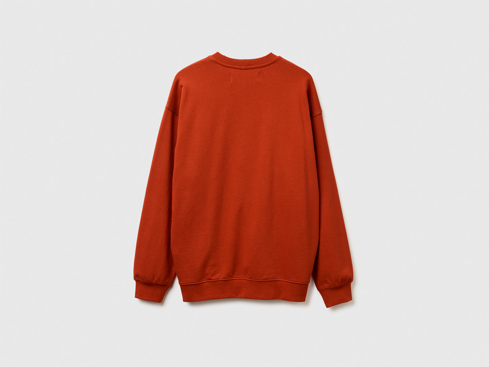 Felpa con patch logo da uomo arancione 2 | Benetton Outlet