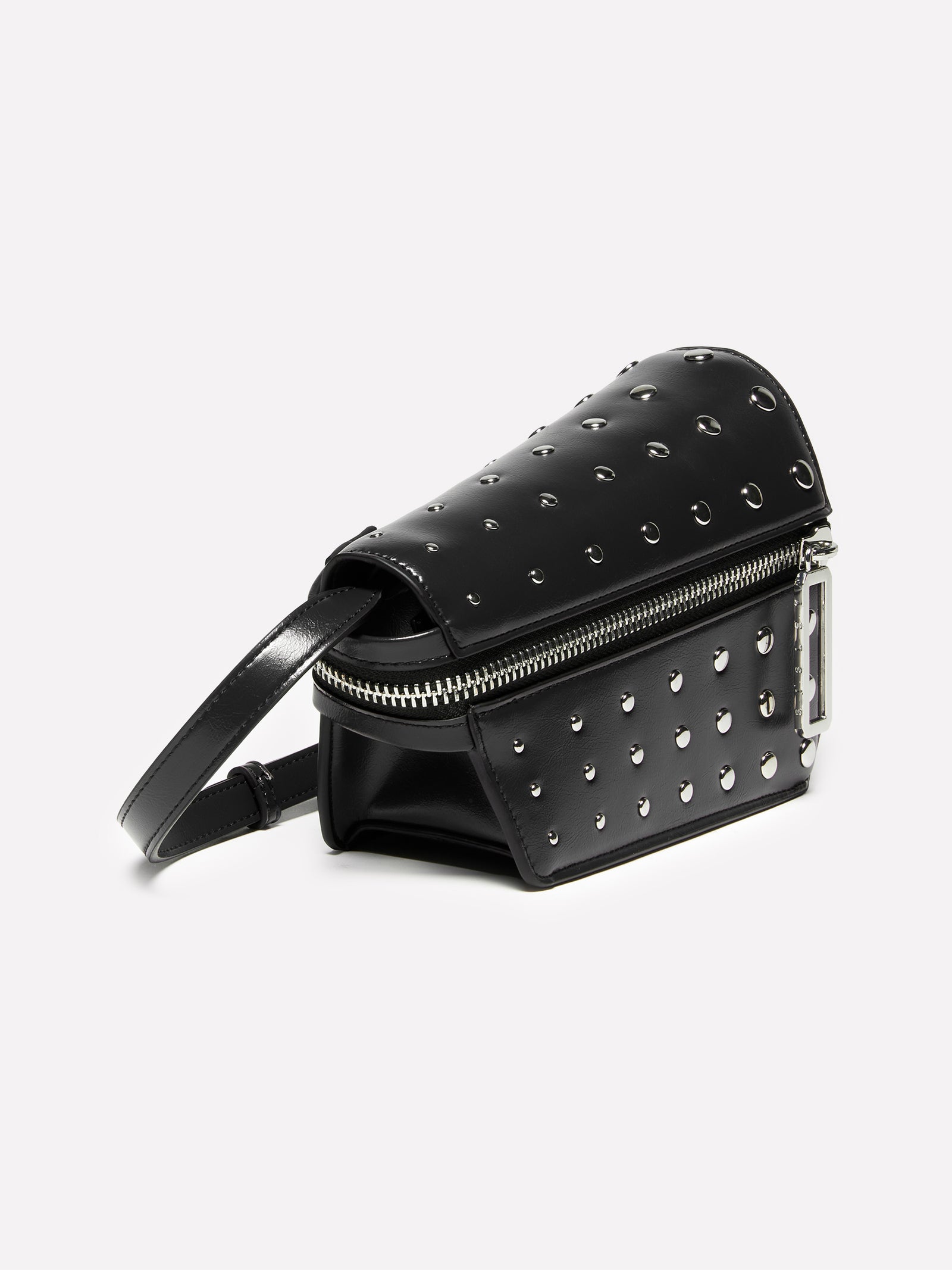 Borsetta asimmetrica con borchie da donna nero 4 | Sisley Outlet