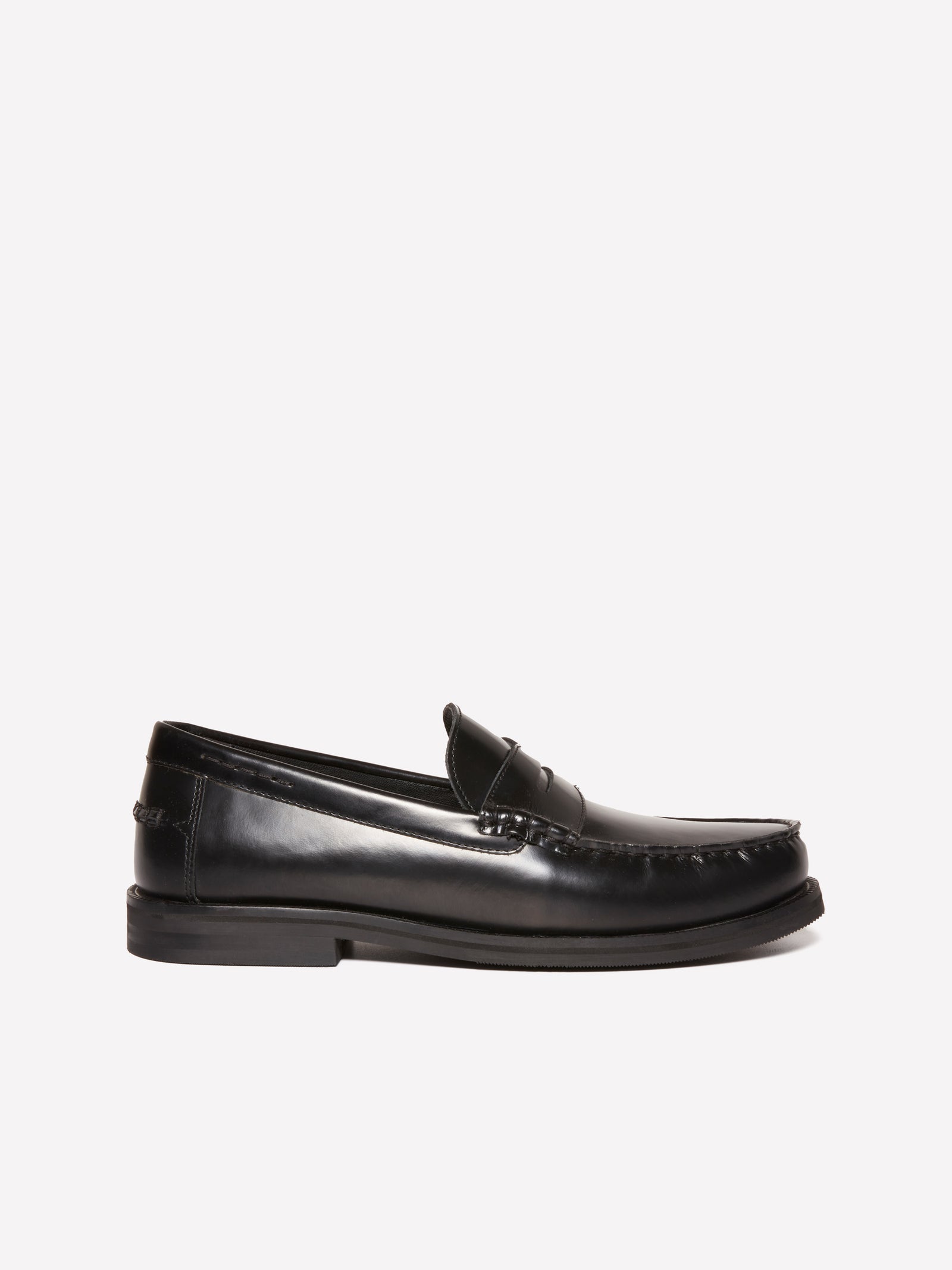 Mocassini in pelle da uomo nero 4 | Sisley Outlet