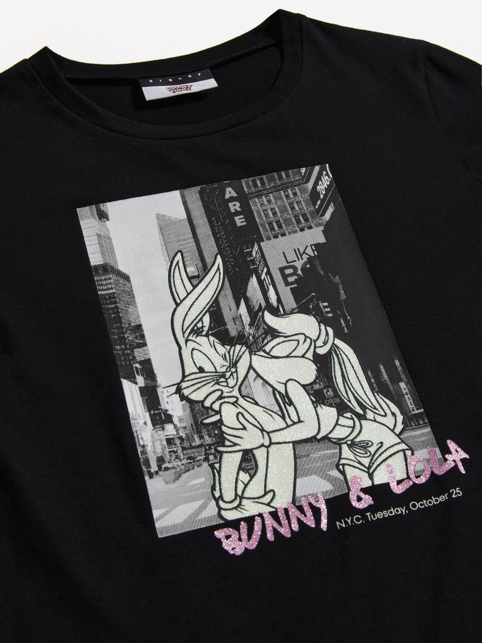 T-shirt con stampa ©Looney Tunes da bambina nero 2 | Sisley young Outlet