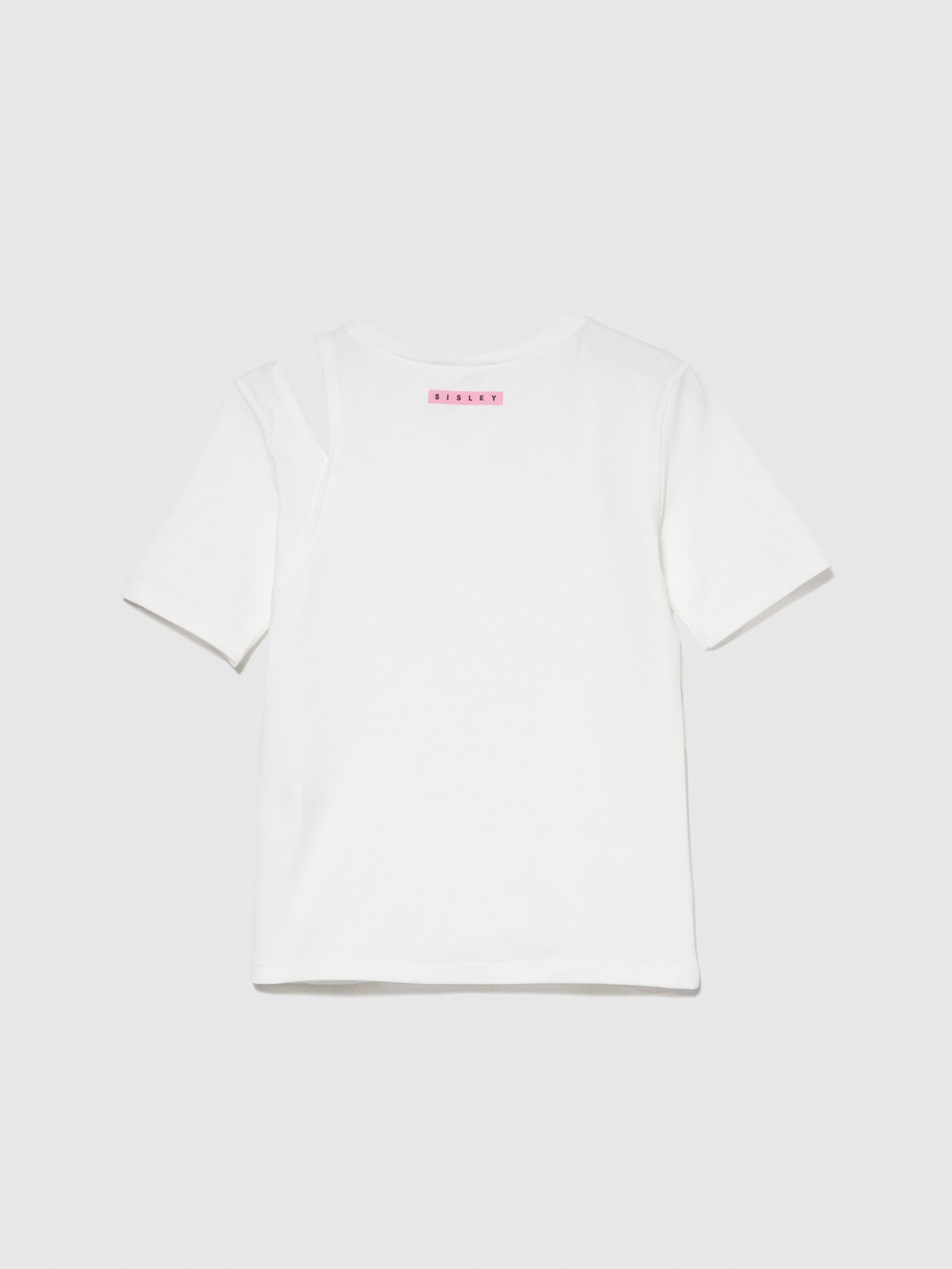 T-shirt con cut-out da bambina bianco 2 | Sisley young Outlet