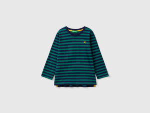 T-shirt a righe 100% cotone
