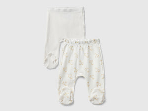 Due pantaloni in cotone bio