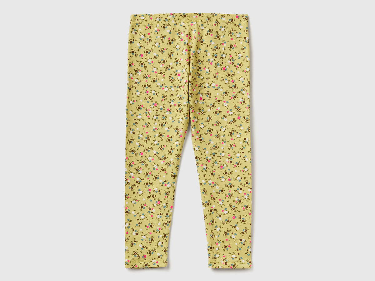 Leggings a fiori